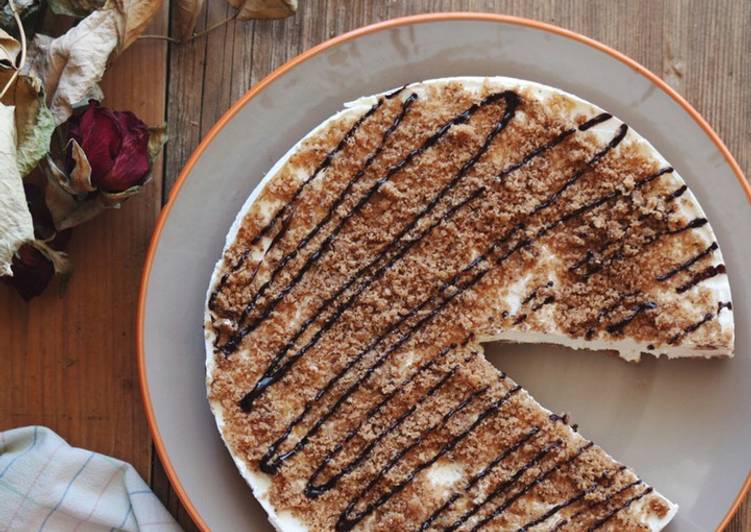 Sbriciolata fredda alla panna • senza glutine e senza lattosio 💖