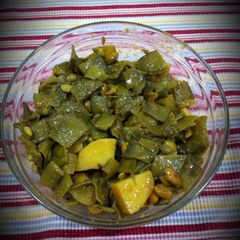 A picture of Lima beans vegetable.