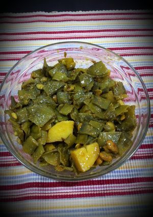 A picture of Lima beans vegetable.