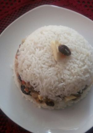 Una foto de Arroz tapado