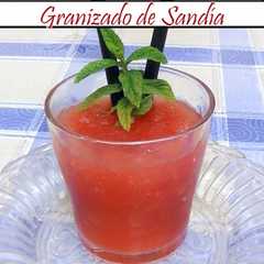 Una foto de Granizado de Sandía