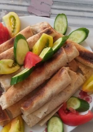 صورة لوصفة لفائف الكبدة