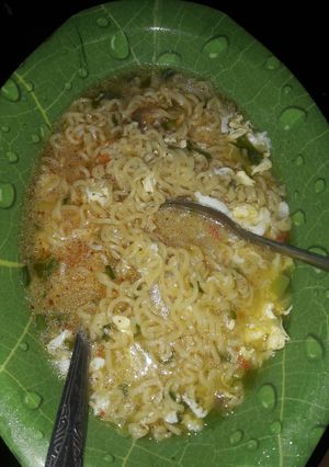 Foto resep Mie + telur kuah pedaass