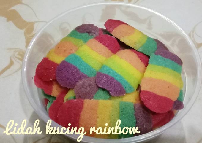 Lidah kucing rainbow