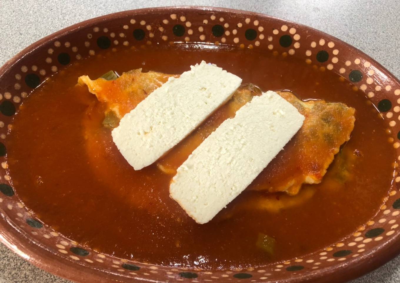 Salsa de huevo con nopales