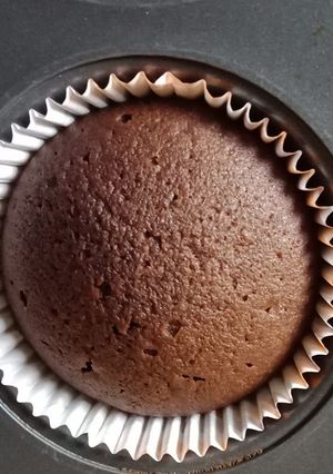 A picture of Chocolate cup cakes 🍫.