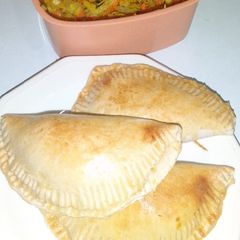 A picture of Baked vegetables pie.
