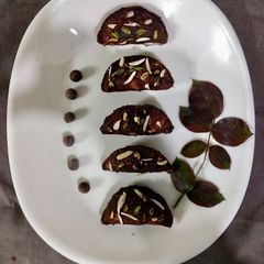 A picture of Chocolate Ghujiya.