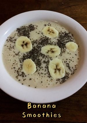 Foto resep Banana smoothies