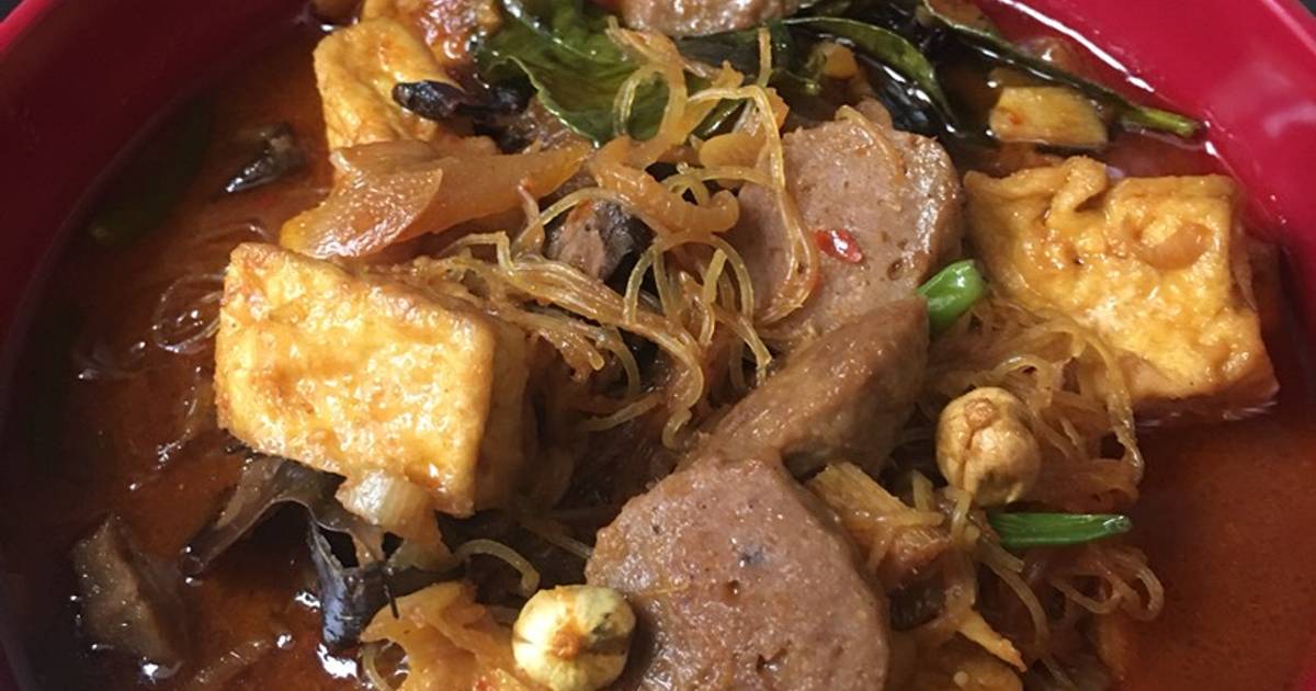 Resep Semur Tahu Baso Kuah Bihun Ala Mama Hana Oleh Rahmi Nirmala Cookpad