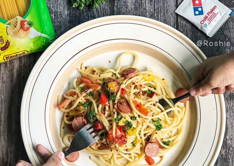 Resepi Spaghetti Olio yang Praktis