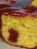 Bolo de Fubá com Goiabada