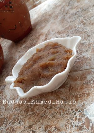صورة لوصفة معجون التمر الخاص بالحلویات