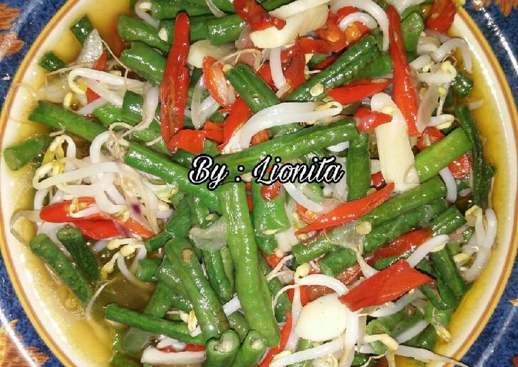 Tumis Kacang Panjang Tauge