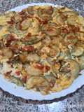 Omelette aux courgettes et tomates