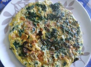 Una foto de Tortilla de acelga fácil, rápida y sabrosa