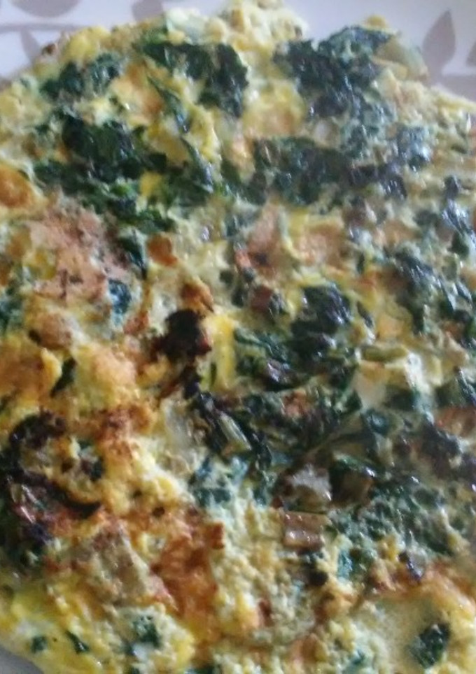 Una foto de Tortilla de acelga fácil, rápida y sabrosa