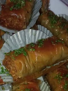 صورة لوصفة بقلاوة مبرومة