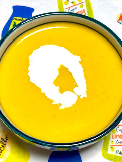 A picture of Rich Kabocha Squash Potage Soup.