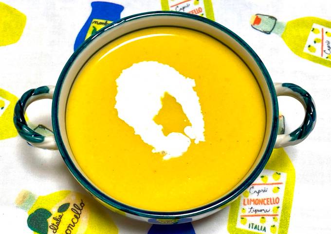 Easiest Way to Make Any-night-of-the-week Rich Kabocha Squash Potage Soup