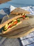 Italienischer Sandwich mit getrockneten Tomaten! 🥪