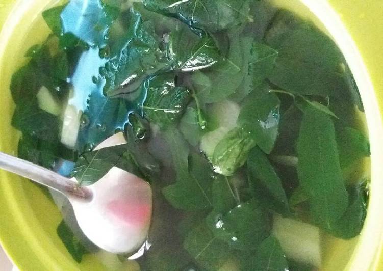 Sayur bening katuk labu siam simpel