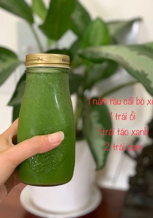 Hình của món Nước ép cải bó xôi (spinach) tốt cho người bị tiểu đường.