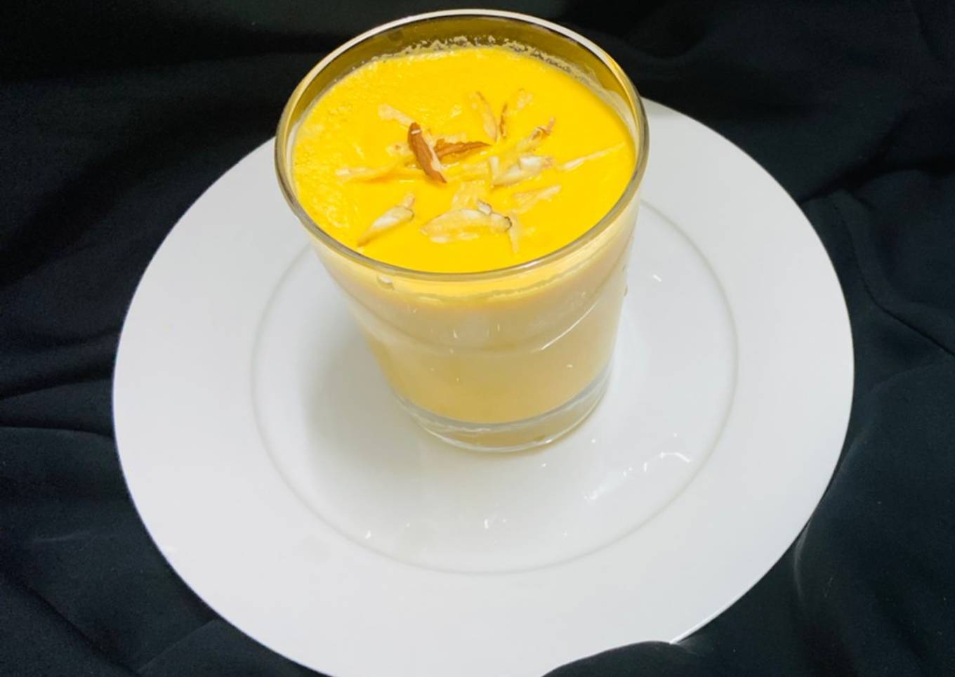 Carrot almond milkshake