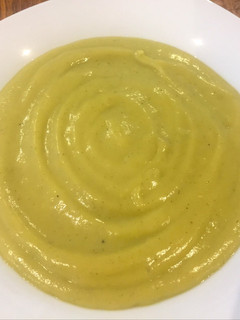 Una foto de Crema de calabacín sin nata