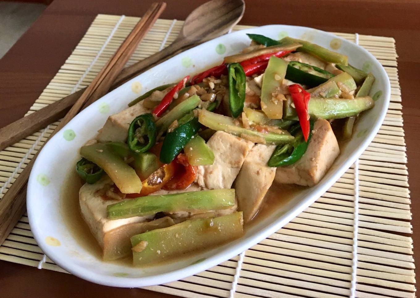 Tumis bongol brokoli dan tahu