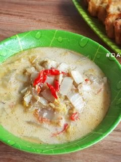 Foto resep Sayur Sawi Putih Santan