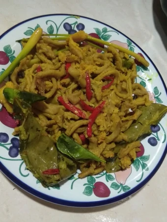 Cara Mudah Membuat Resep Usus ayam bumbu kuning yang Sempurna Anti Ribet, Lezat Sekali