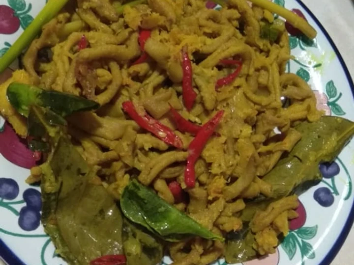 Cara Mudah Membuat Resep Usus ayam bumbu kuning yang Sempurna Anti Ribet, Lezat Sekali