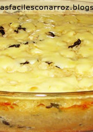 Una foto de Arroz cremoso con espinaca