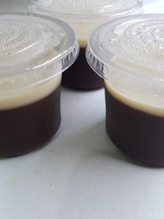 Foto resep Puding coklat vla vanilla ala Kfc