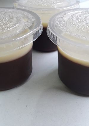 Foto resep Puding coklat vla vanilla ala Kfc