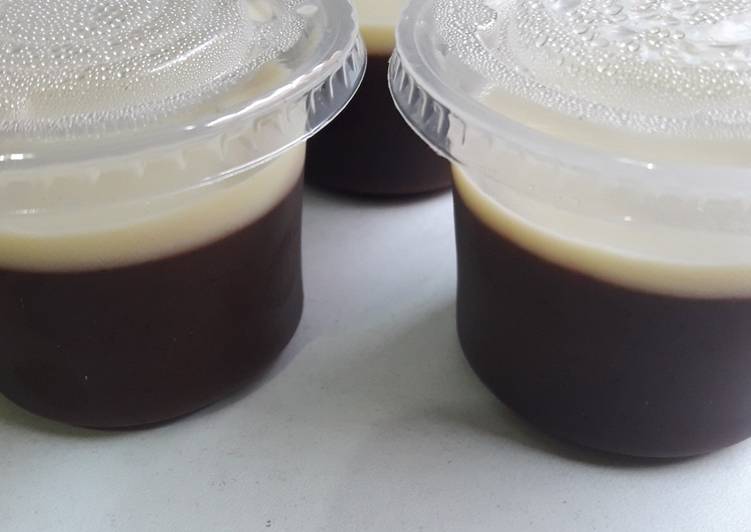 11 Resep: Puding coklat vla vanilla ala Kfc Anti Ribet!