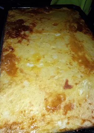Una foto de Sopa guazú