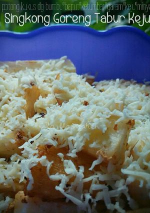 Foto resep Singkong Goreng Tabur Keju ala MamaKen 😘