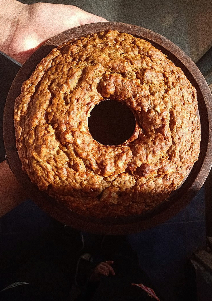Una foto de Budín de banana (vegano)
