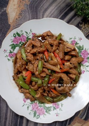 Foto resep Ayam Lada Hitam