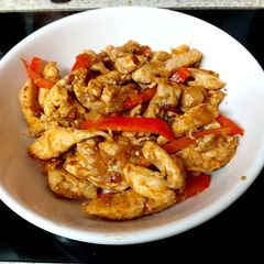 A picture of My Chicken with Salt, Pepper Seasoning with Chilli 🥰.
