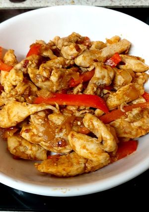 A picture of My Chicken with Salt, Pepper Seasoning with Chilli 🥰.