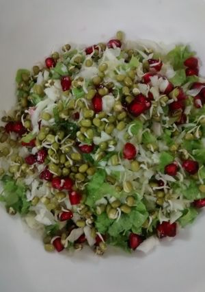 A picture of Lettuce and Cabbage Salad.