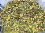 Una foto de ceviche marisco