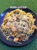Salmon Aglio Olio