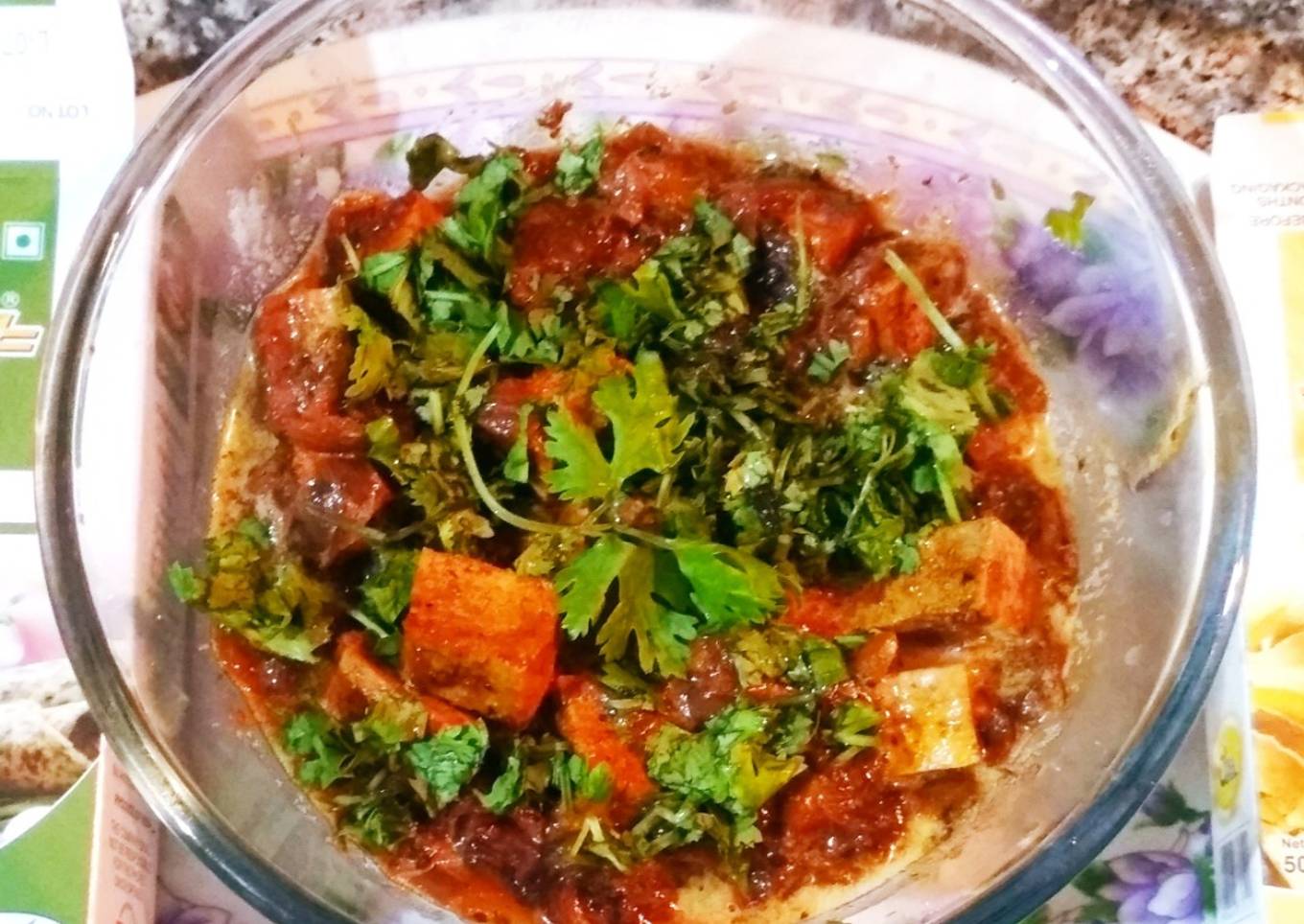 Tofu in Methi Gravy