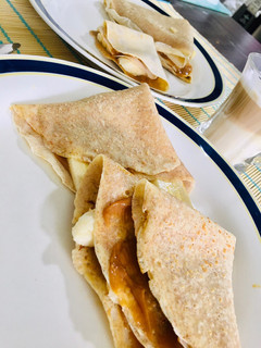 Una foto de Panqueques tipo crepe