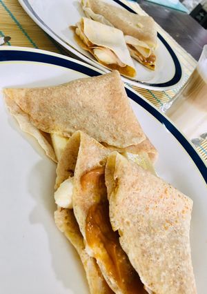 Una foto de Panqueques tipo crepe