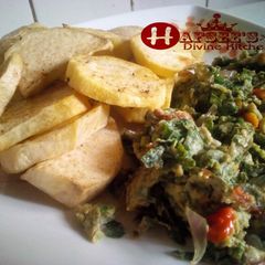 A picture of Spinach sauce.